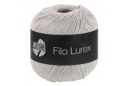 FIlo Lurex nr 14 lichtgrijs